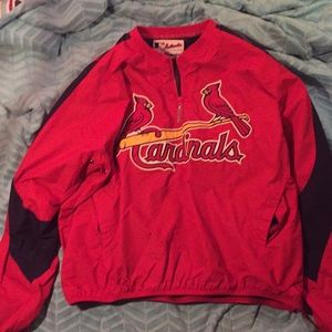 Cardinals pullover windbreaker